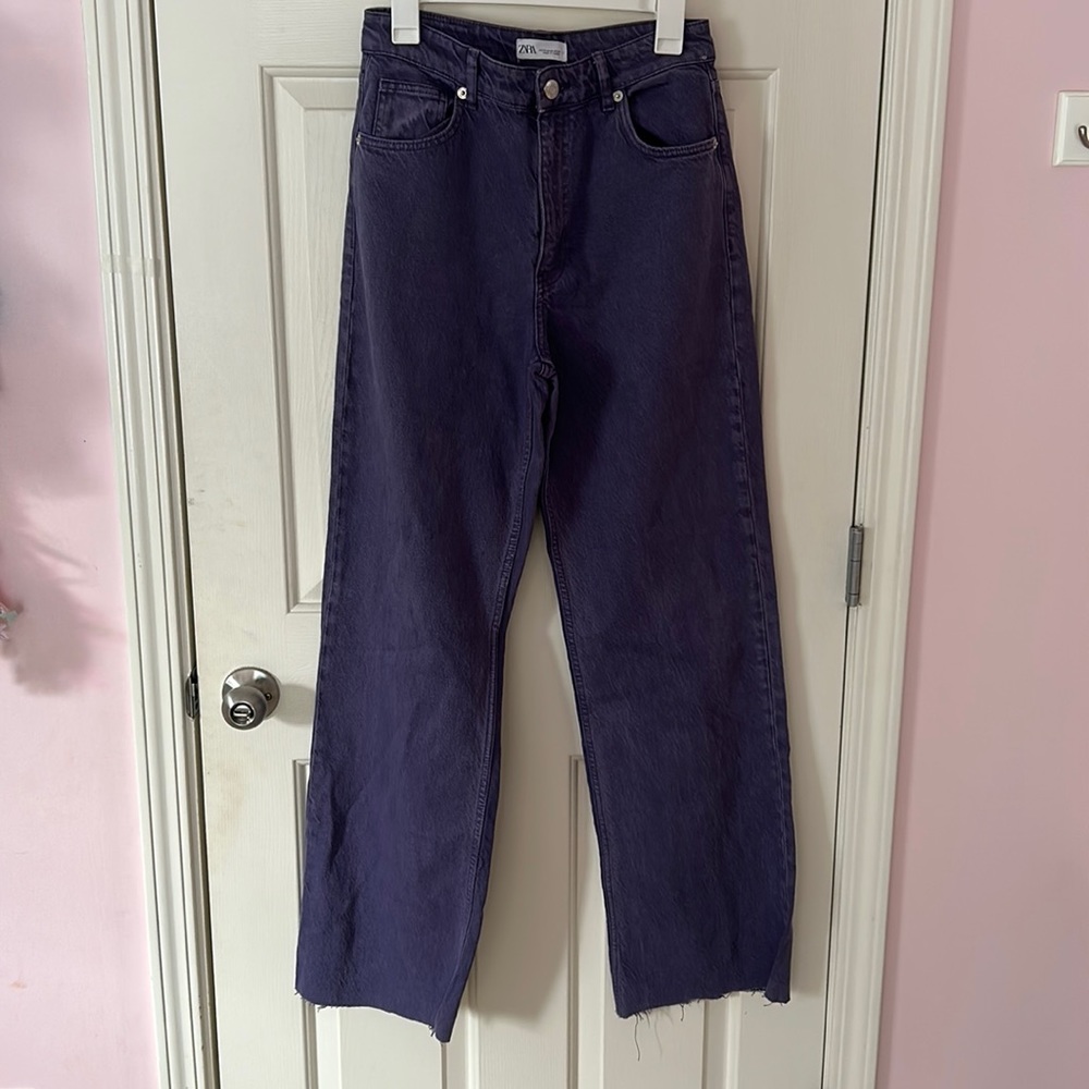 Purple Zara jeans